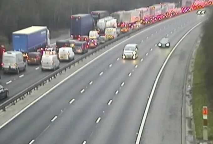 M11 closed in both directions after serious crash near Stansted Airport