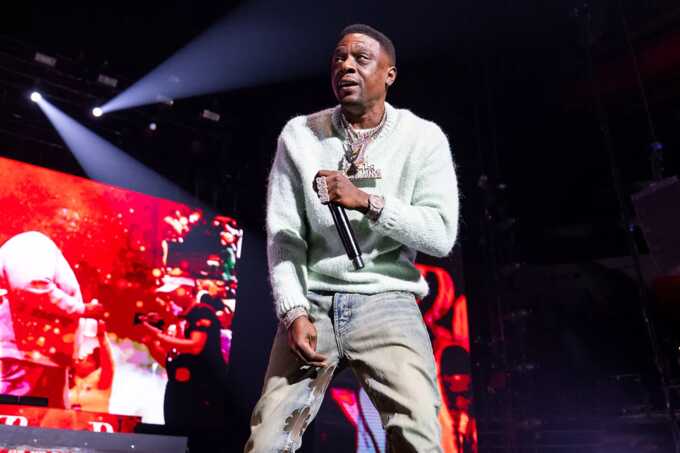 Boosie Badazz performs in concert during Millennium Tour 2025 at Little Caesars Arena on March 08, 2025 in Detroit, Michigan. Scott Legato/WireImage