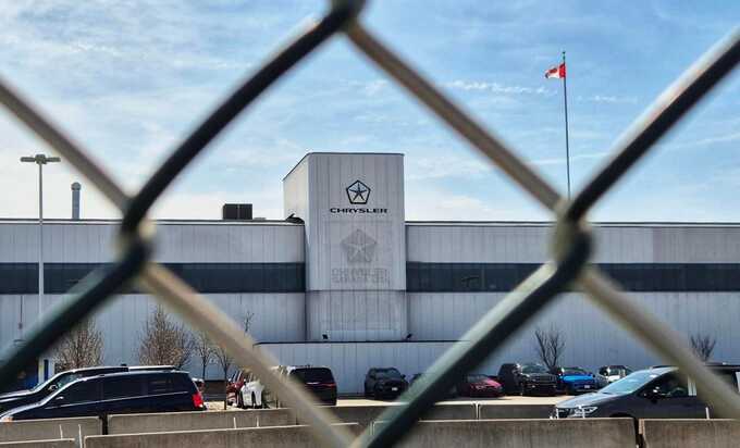 In Canada, car factory halts due to Trump’s tariffs