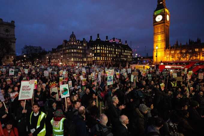 Stop Trump coalition promises massive demonstrations during Trump’s second visit to the UK