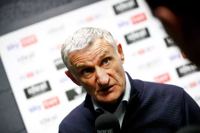 Tony Mowbray in an interview before being sacked ( Image: Adam Fradgley/West Bromwich Albion FC via Getty Images)