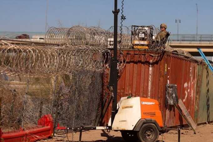 U.S. establishes new military zone along the border with Mexico