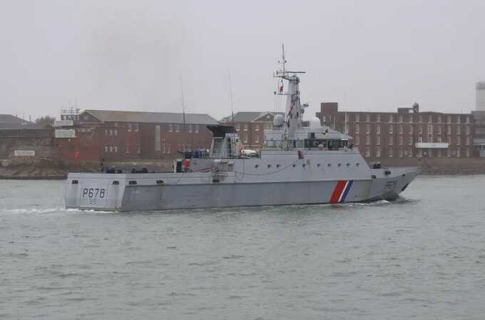 French offshore patrol vessel FS PLUVIER