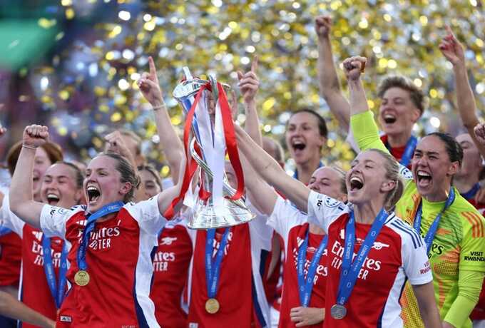 Arsenal stun Barcelona in Women’s Champions League final