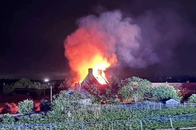 Fire at Princess Diana’s family estate: police investigating arson