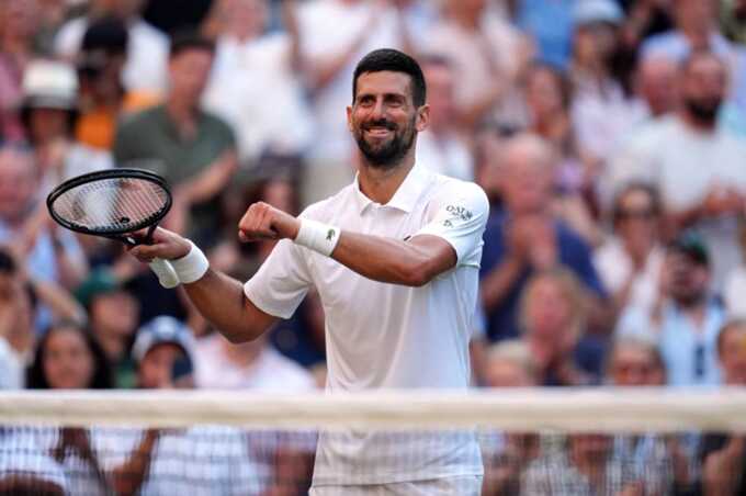 Djokovic sets Wimbledon record with quarter-final win over Cobolli