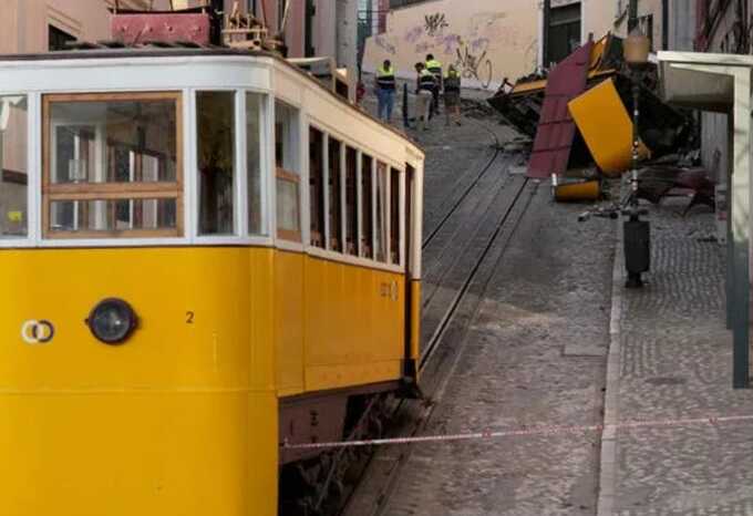 Three Britons dead in Lisbon funicular derailment, including beloved theatre duo