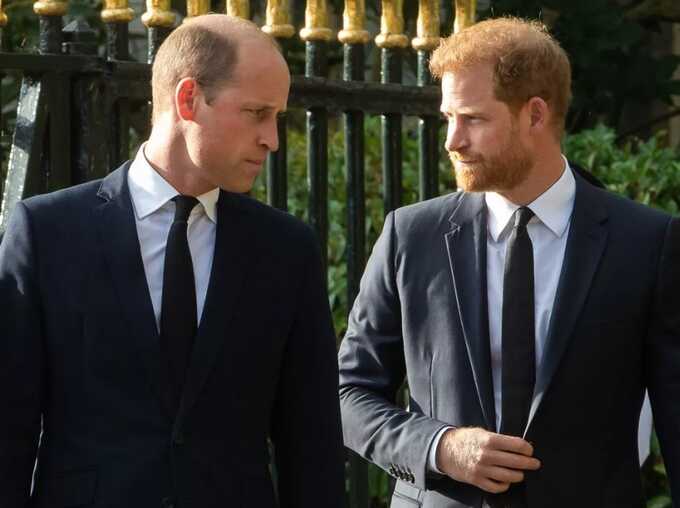 Princes William and Harry mark Queen’s anniversary separately as rift continues