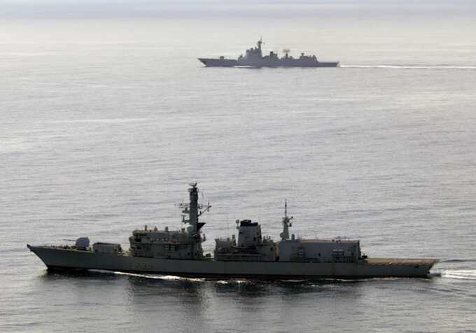 China accuses Britain and the US of ’undermining peace’ in the Taiwan Strait