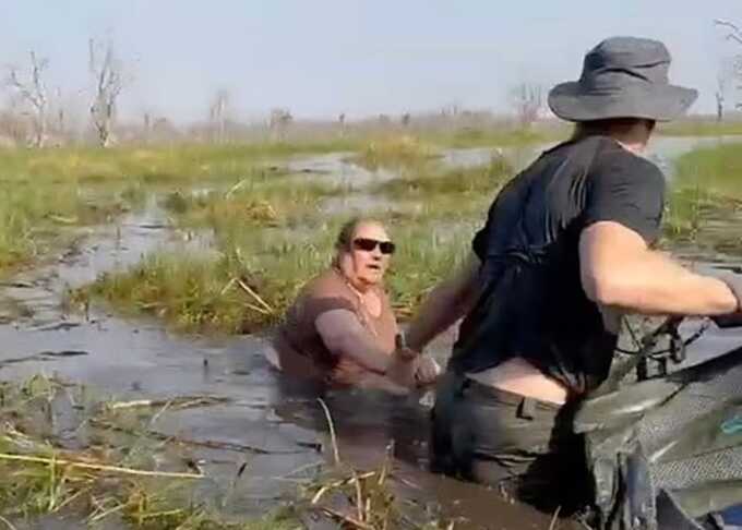Rampaging elephant flips canoes in Okavango Delta, strikes British tourist with trunk