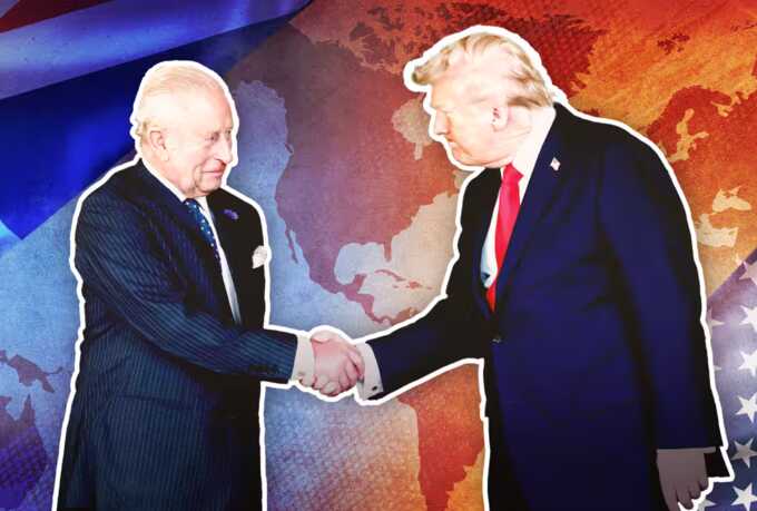 Awkward White House moment as King Charles resists Trump’s trademark handshake grip