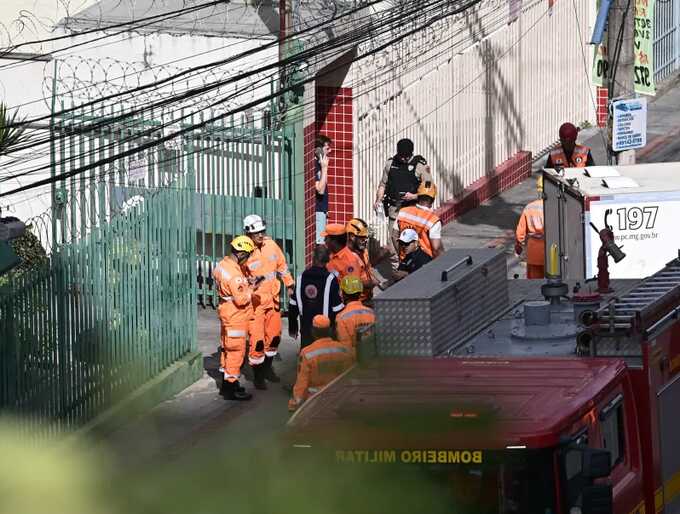 Plane crashes into building in Brazil city as pilots killed in mid-air disaster
