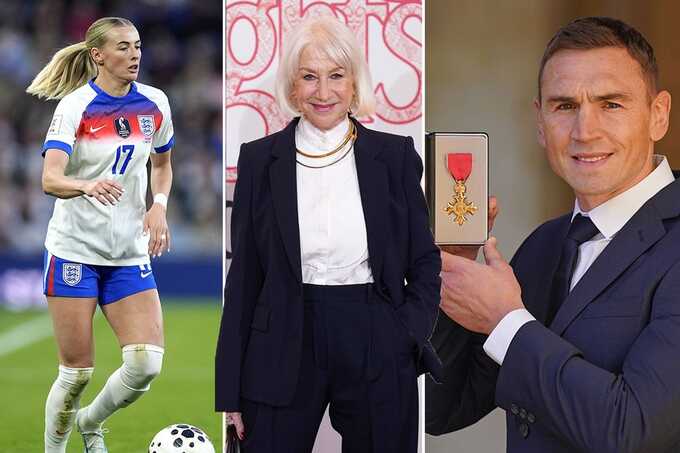 Helen Mirren joins Companions of Honour as King’s Birthday Honours revealed