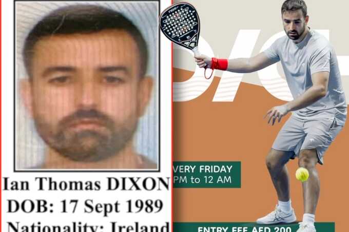 Kinahan cartel lieutenant Ian Dixon exposed through Dubai padel tournaments despite US sanctions