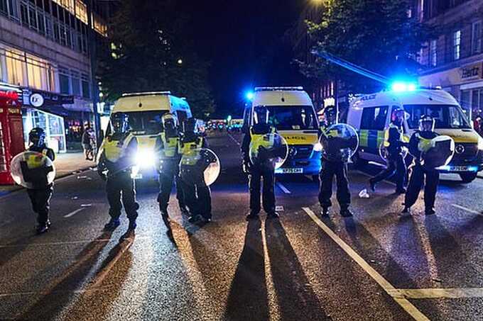 Violence erupts in London after Morocco crash out of World Cup as police injured