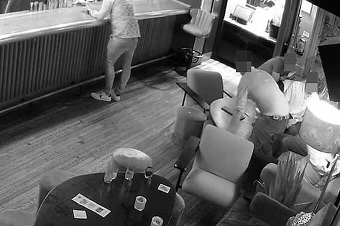 CCTV shown in trial of Tory MP Patrick Spencer accused of sexually assaulting two women