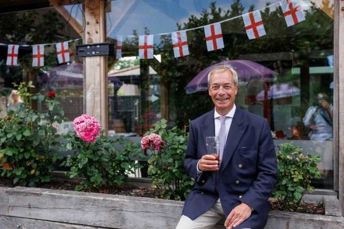 Man arrested over death threat to Nigel Farage on social media