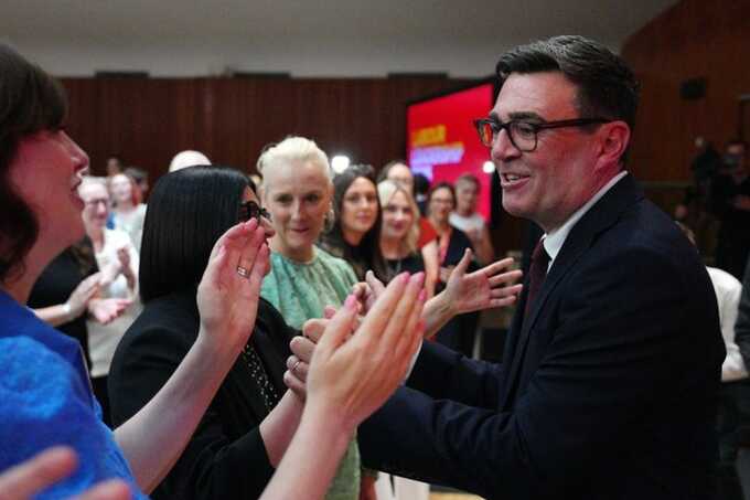 Tears, cheers and New Order: Inside Andy Burnham’s first day as Labour leader