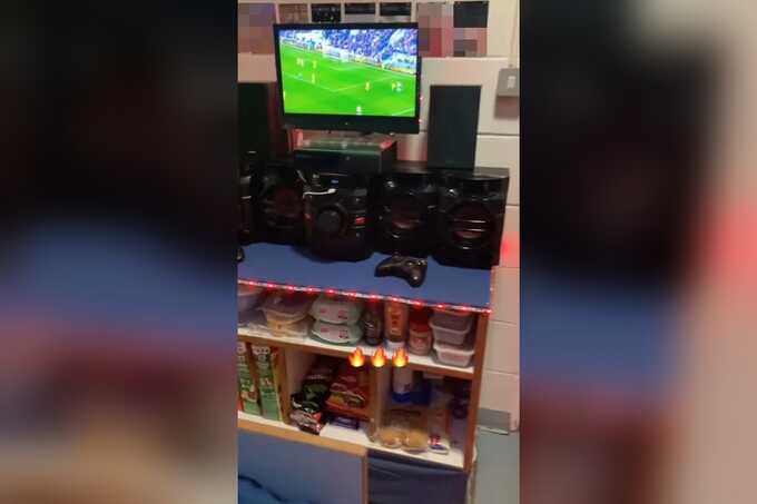 Prisoners exposed showing luxury prison cells on social media with TVs, consoles and contraband phones
