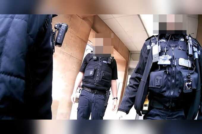 Bodycam accidentally left recording captured hours of shocking police station conversations