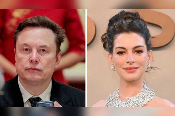Elon Musk calls Anne Hathaway a "marionette" as he attacks resurfaced speech