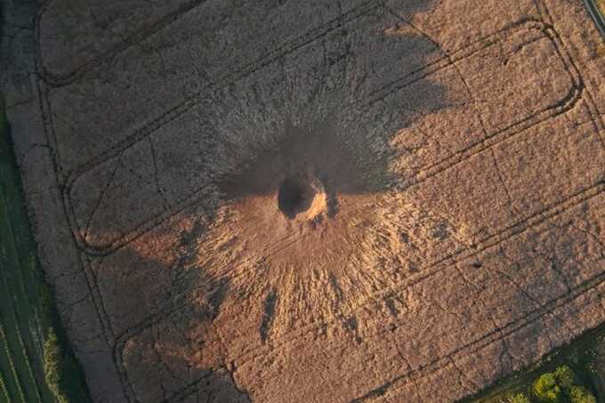 Russian missile crashes in Poland, leaving 33-foot crater after violating NATO airspace