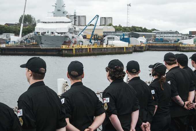 Three Nato warships arrive in Glasgow during multinational deployment