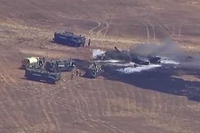 US Marine F-35B fighter jet crashes in San Diego after mid-air emergency