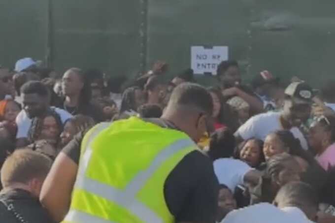 Festival halted after crowd crush and fire leave three people in hospital in London