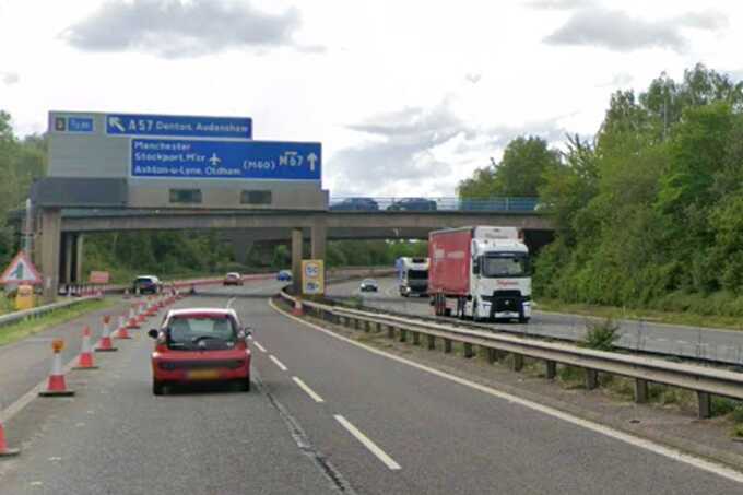 M67 closed after suspected human remains discovered near motorway bridge