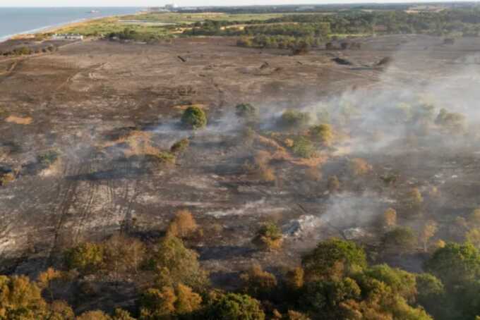 Boy sparks four fires in bone-dry Leeds park as heatwave turns fields to tinder