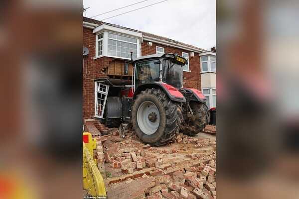 Masked thugs ram stolen tractor into family home in bizarre Middlesbrough attack