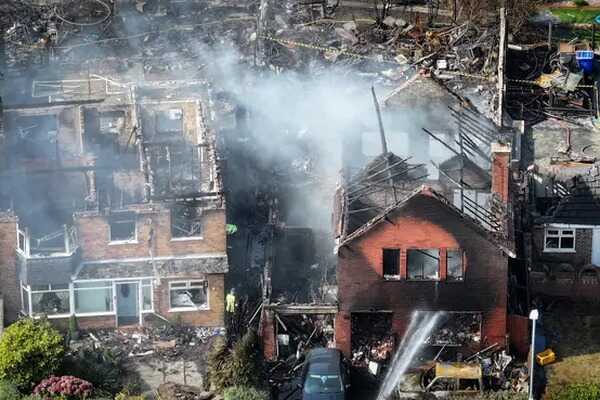 Two arrested over Stoke-on-Trent grass fire that damaged four homes