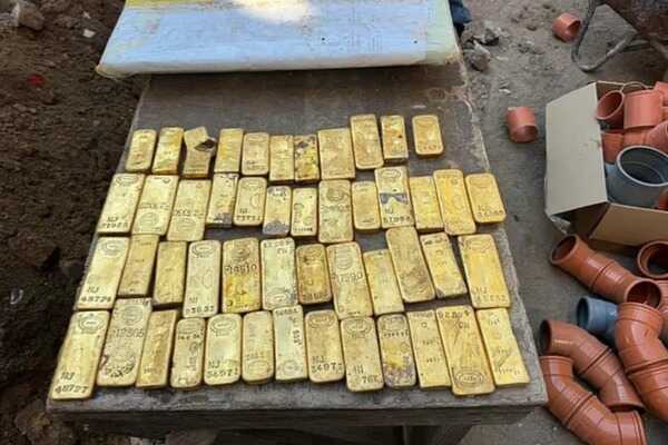 Builders uncover £7.5m gold hoard hidden inside cellar walls in Belgium