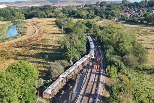 Lewes train derailment leaves line closed for at least another 10 days after two seriously injured