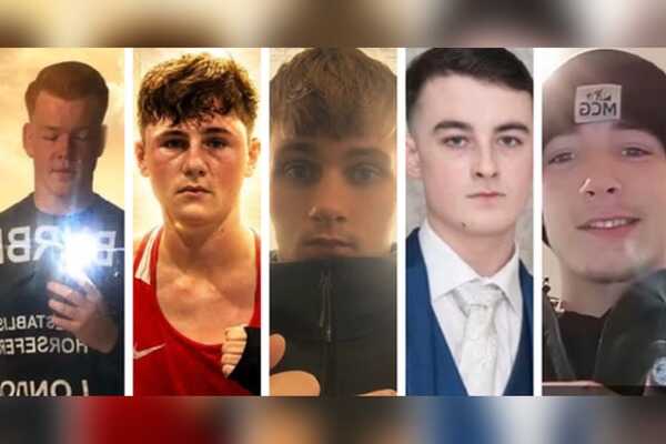 Five teenagers killed in horrific M9 wrong-way crash are named