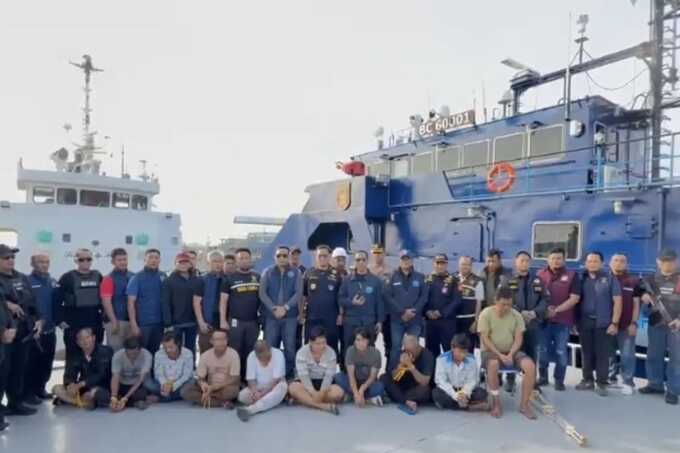 Indonesia seizes 2.6 tonnes of liquid meth hidden aboard Tanzanian-flagged vessel