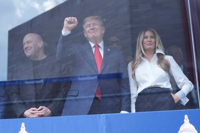 What Donald Trump and Melania "argued" about during Freedom 250 IndyCar race
