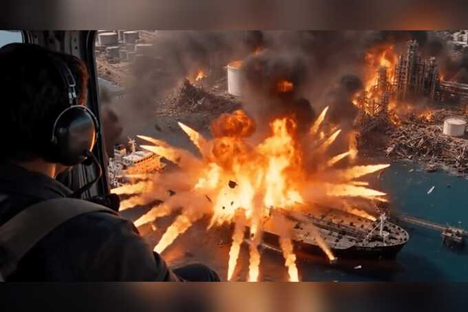 Trump posts AI video of Kharg Island exploding as US strikes Iran again