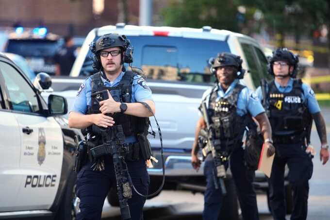 Mass shooting in Minneapolis leaves at least two dead as gunman is killed