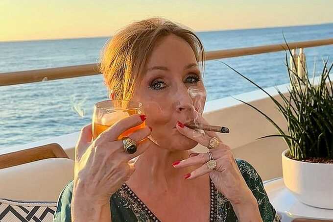 JK Rowling’s $150 million superyacht hides its name after protests in California