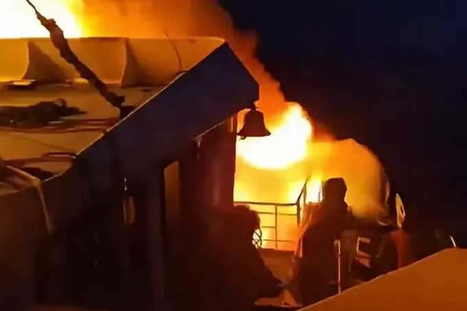 87 missing as ferry carrying 134 catches fire near Philippines