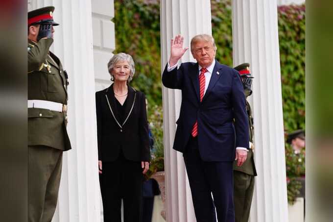 Trump backs united Ireland and says "it may as well happen now"