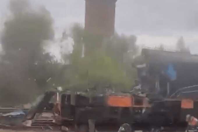 Boris Johnson evacuated from train after Russian drone strike near Poland