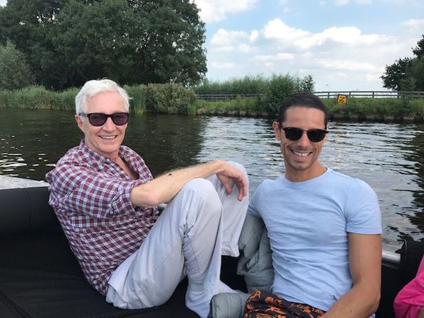 Paul O’Grady with his husband, Andre Portasio eiqrziqutidzxinv