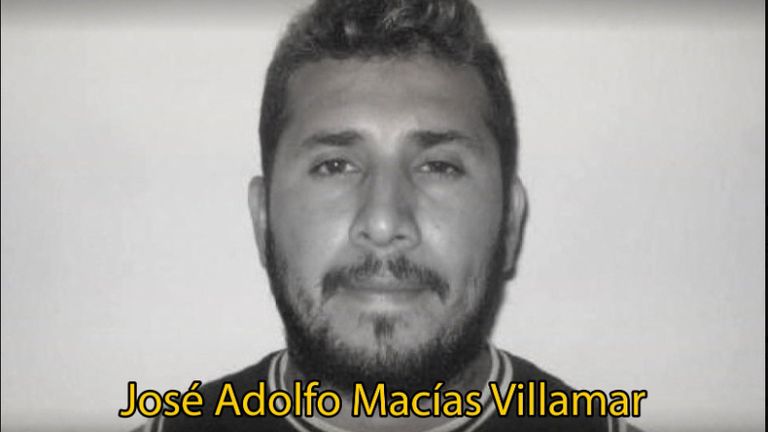 This wanted poster posted on Tuesday, Jan. 9, 2024 on X formerly known as Twitter, by Ecuador&#39;s Ministry of Interior, shows Jos.. Adolfo Mac..as Villamar, leader of Los Choneros gang. Mac..as was discovered missing on Sunday from a Guayaquil prison cell where he was serving a 34-year sentence for drug trafficking.  Also known by the alias ...Fito,... Mac..as is on the country&#39;s most wanted list and a reward is being offered for information that helps find his whereabouts. (Ecuador&#39;s Ministry of Interior via AP) eiqdiqxxiqdhinv
