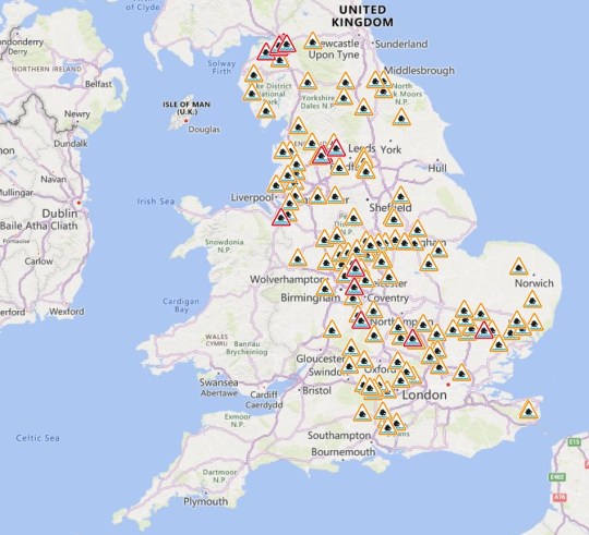 England flood map 23/5/24
