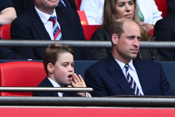 George at Wembley this afternoon
