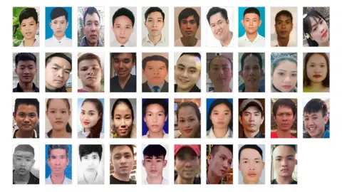 Photos of 39 who died in lorry trailer tragedy in UK in 2019