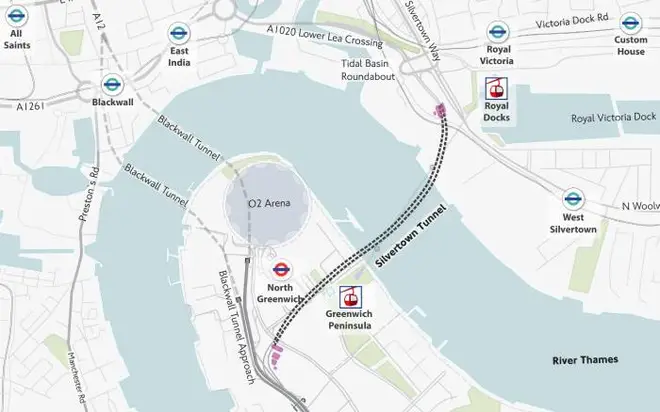 Silvertown Tunnel - route proposal qhiqqxihkiddtinv